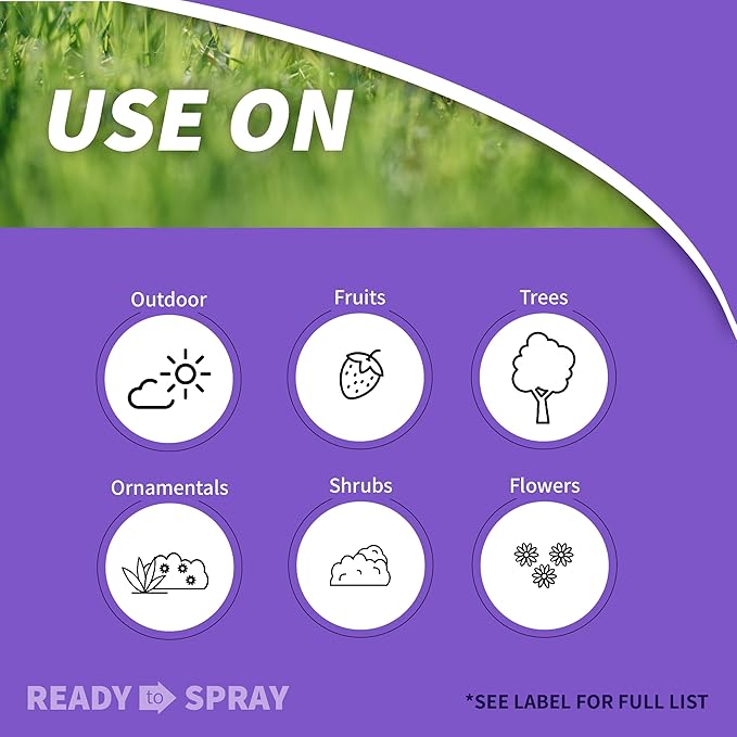 Bonide Fruit Tree & Plant Guard, 16 oz Ready-to-Spray Insect & Disease Control for Trees, Shrubs and Flowers