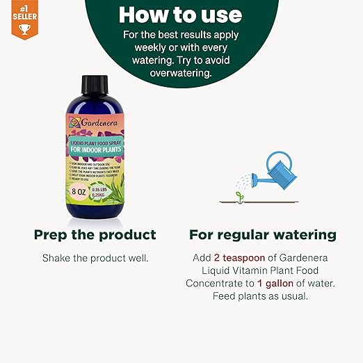 Gardenera Plant Growth Superfood for Lavender with 18 Essential Vitamins & Minerals - Organic Plant Food Fertilizer - Micro-Fungi and Bio-Organisms for Lavender Plant Care & Growth Enhancement - 8oz