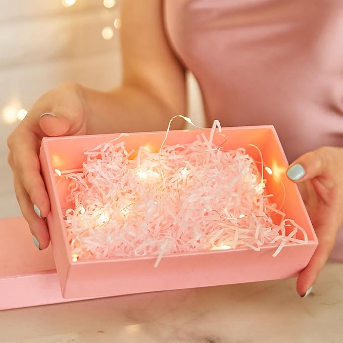 20 Pack Fairy Lights Battery Operated String Lights, 10 LED on 3.3ft Silvery Copper Wire，for Flowers Gift Box Wedding Party Christmas Decoration (Warm White, 20 Pack)