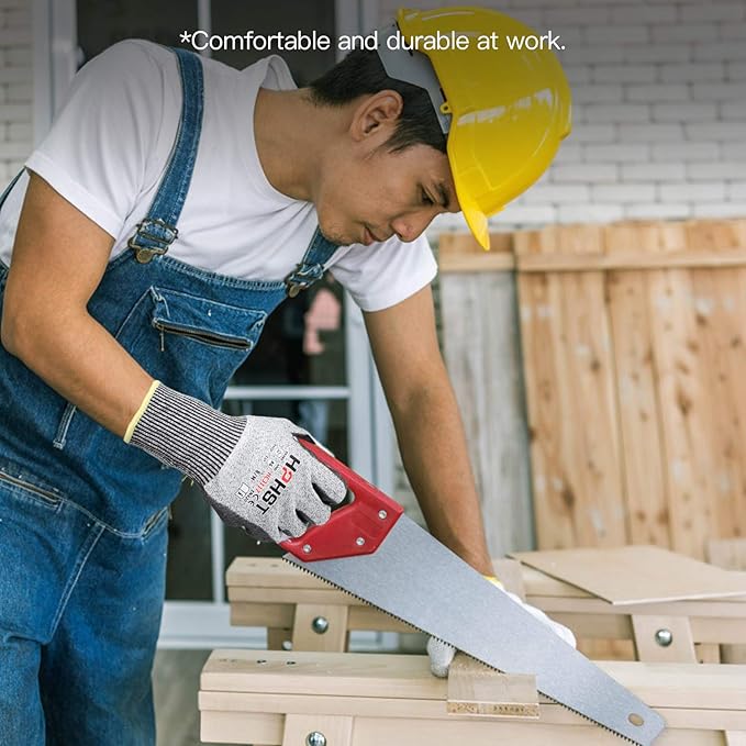 Cut Resistant Gloves Level A6 Cut Proof Work Gloves Smart Touch