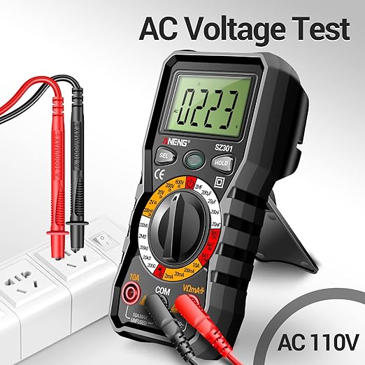 ANENG Digital Multimeter Tester with Amp Ohm Volt Clamp Meter Measures Current, AC/DC Voltage,Capacitance, Resistance, Diodes, Continuity Frequency Backlight Electrican Tools