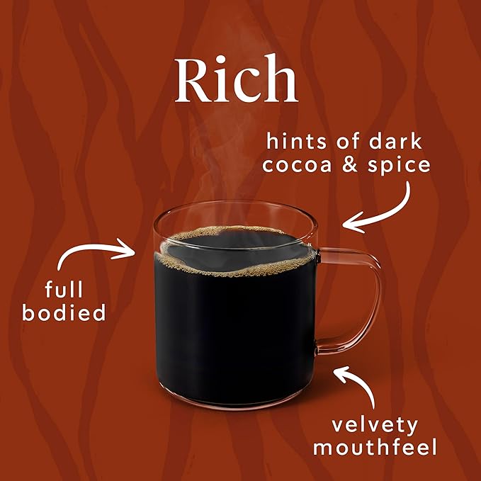 Starbucks Ground Coffee, Dark Roast Hot or Iced Coffee, Single-Origin Sumatra, Six 12 oz Bags