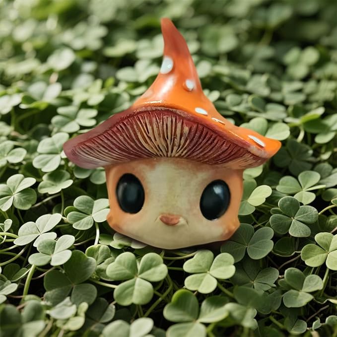 Mushroom Decor, Garden Gnomes Outdoor, Gnomes Decorations for Yard, Mushroom Decor for Home Fairy Garden Lawn Ornaments Desk Living Room