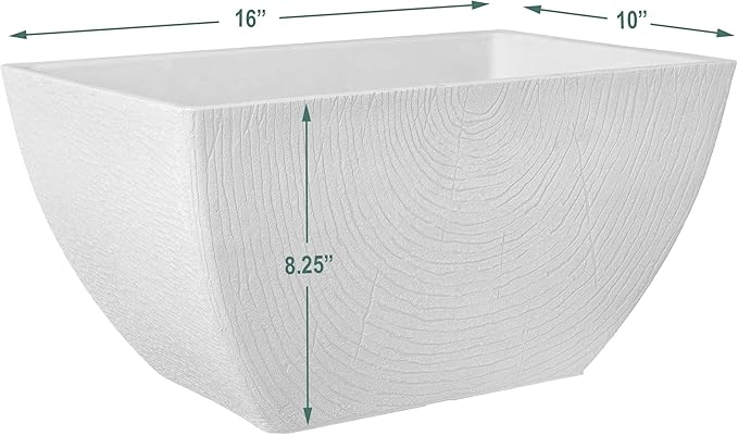 Arcadia Garden Products Concentric Window Box, Chocolate