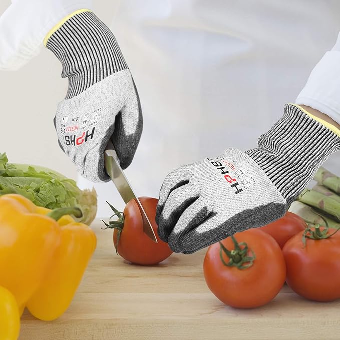 Cut Resistant Gloves Level A6 Cut Proof Work Gloves Smart Touch