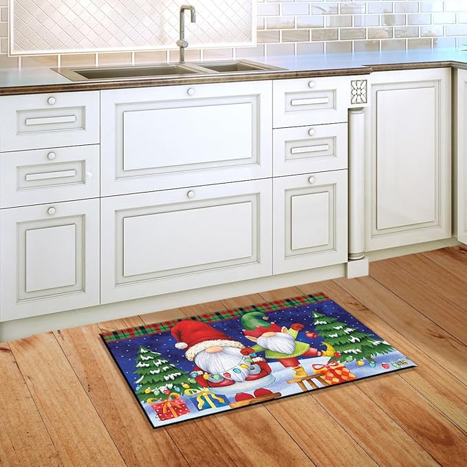 Briarwood Lane Christmas Gnomes Humor Doormat