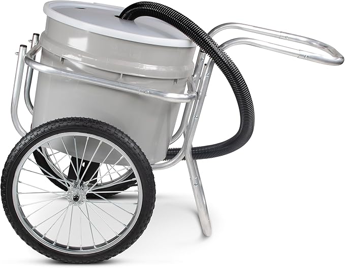 Smart Carts Water Cart - 20 Gallon Portable Watering System with Large 20" Wheels