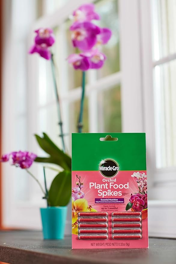Miracle-Gro Orchid Plant Food Spikes, 2-Pack, 10 Spikes Per Pack