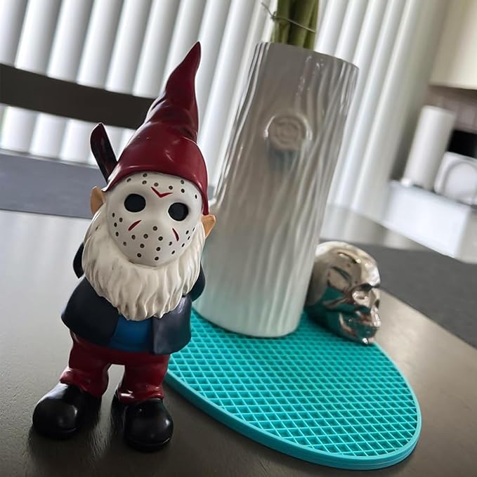 Garden Gnome Statue Decoration Garden Decor Horror Gnomes Boo Basket