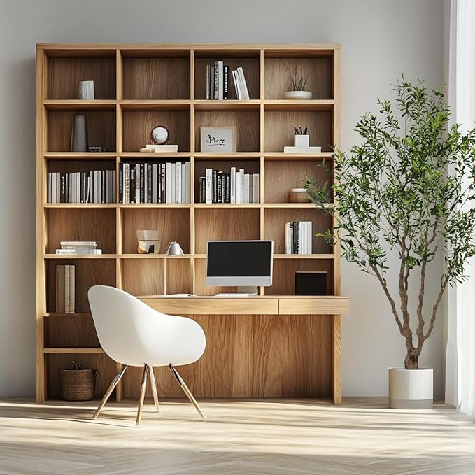 AfanD Artificial Olive Tree Tall,Faux Olive Tree Indoor Artificial Tree for Modern Home Office Living Room Floor Decor Indoor (1, 8ft 1in)