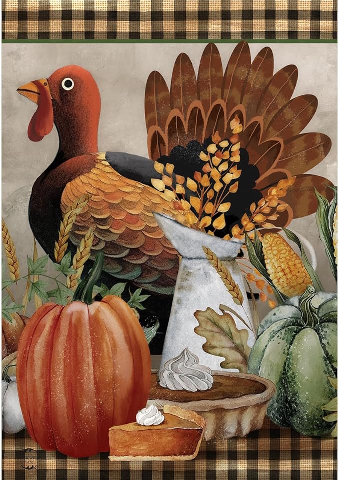 Briarwood Lane Primitive Thanksgiving Garden Flag
