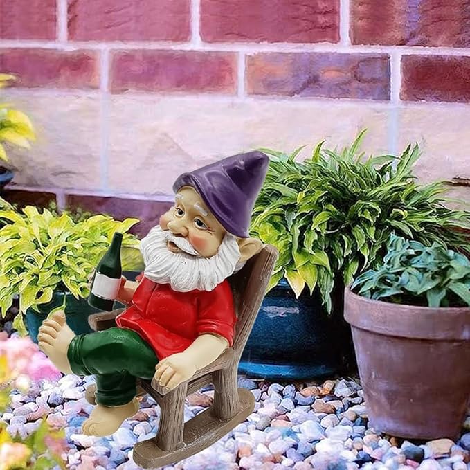 Gnomes Decorations for Yard, Gnome Gifts for Women, Garden Statue Ornament for Yard Lawn Patio