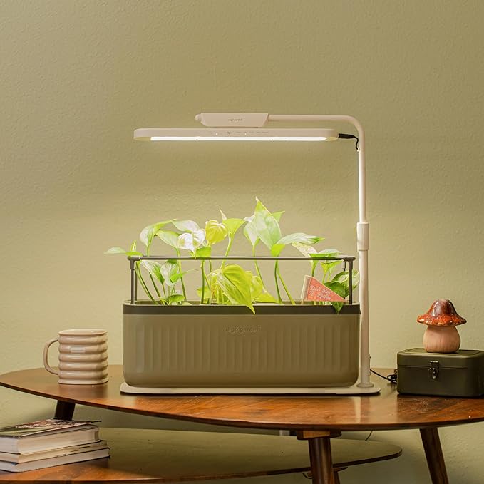 Vego garden Grow Lights Stand for Indoor Plants, Full-Spectrum Grow Light MimicsNatural Sunlight with Customized Adjustable Height supports seedlings, fruit, houseplants, herbs, greens, and microgreens.