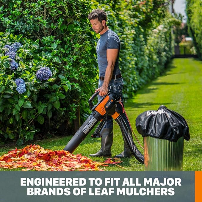 WORX Leaf Collection System for WORX Leaf Blower & Leaf Vacuum with a 5” Inches Tube, WA4058