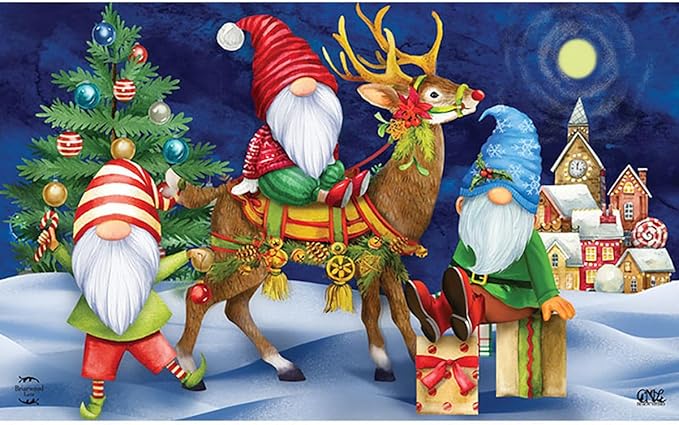 Briarwood Lane Happy Holiday Gnomes Doormat