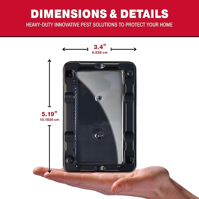 Catchmaster-20 Mouse & Insect Glue Traps, Heavy-Duty Pesticide-Free Sticky Mouse Traps Indoor for Home, Used by The PROs, Adhesive Rodent & Bug Catcher, Pest Control for House & Garage
