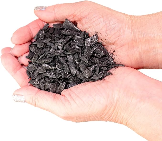 Gardenera - 10 Quart - Premium Horticultural Charcoal for Indoor Plants | Black Diamond Soil Amendment for Orchids, Terrariums, and Gardening (2 Bags of 5 Quart)