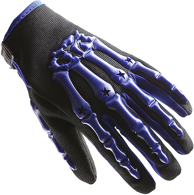 1Storm Youth Motocross Gloves Motorcycle BMX MX ATV Dirt Bike Bicycle Skeleton Cycling Kids Gloves