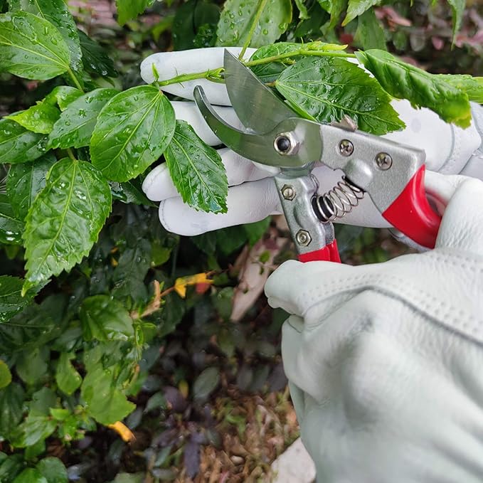 SLARMOR Long Gardening-Gloves Women/Men-Thorn proof Rose Pruning Heavy Duty Gauntlet, Best Garden Gifts for Gardener-XL