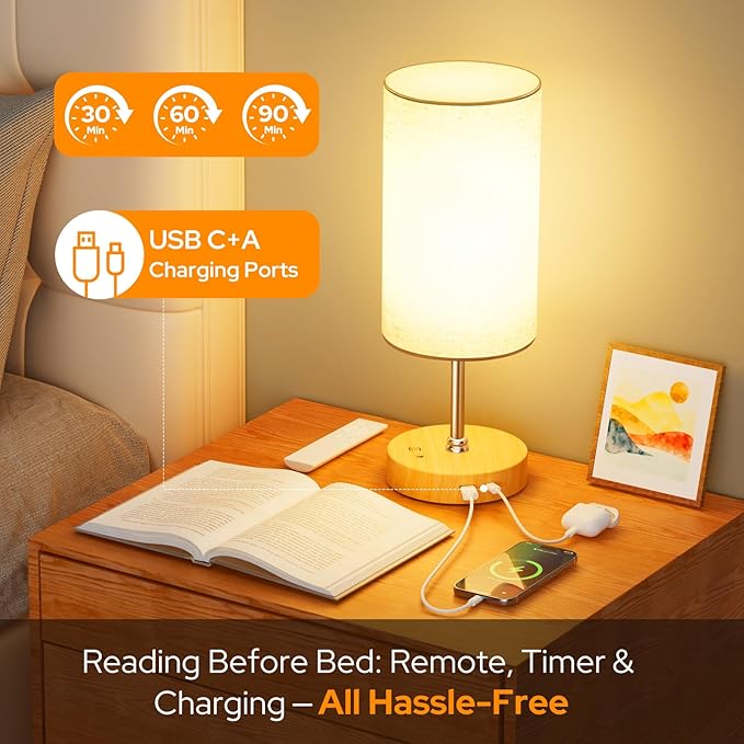 10000 Lux Light Therapy Lamp, Full Spectrum &UV-Free Happy Lamp, Sun Light Therapy Lamps with Remote, 3 Color Temperatures &Stepless Dimming &Timer, Daylight Lamps for Home, Office