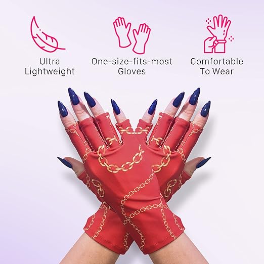 ManiGlovz UV Protection Nail Gloves for Women - Stylish, Comfortable and Protective