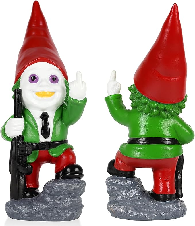 Horror Decor Middle Finger Gifts Garden Decor Gnomes Garden Statues