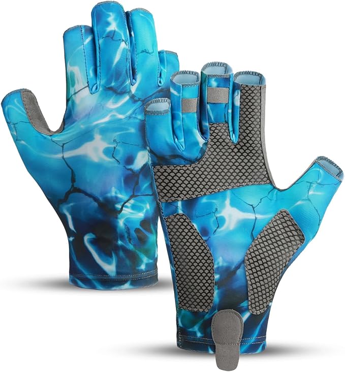 Fishing Gloves - Men & Women's UV Protection Sailing, Kayak, Paddling & Rowing Gloves