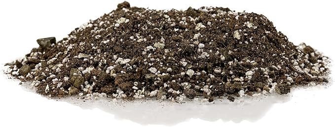 Premium African Violets and Gesneriad Premium Soil Mix by Gardenera - Horticultural Perlite (25%) + Vermiculite (25%) + Sphagnum Peat Moss (50%) - Made in USA - (5 Quart Bag)