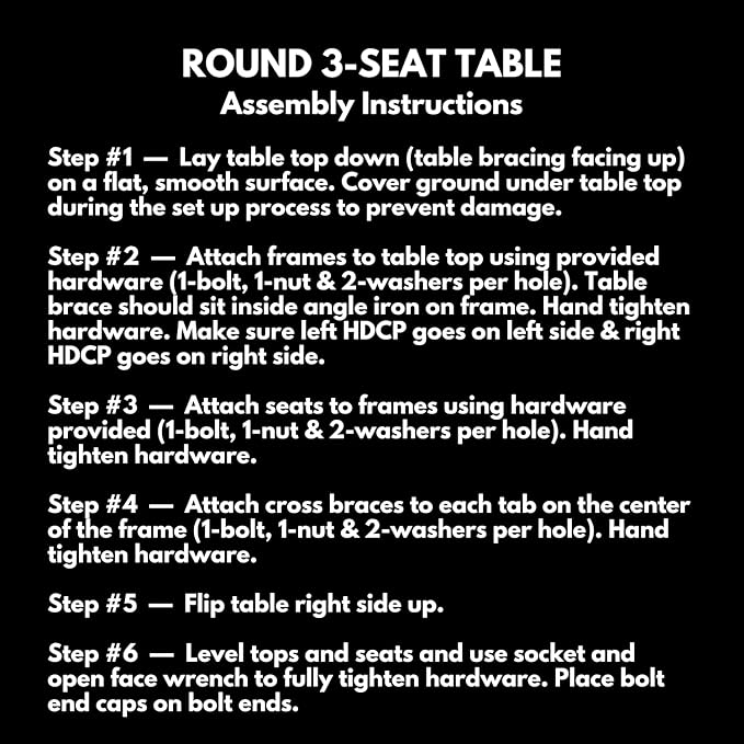 COATEDOUTDOORFURNITURE Heavy-Duty Portable Outdoor Picnic Table with Umbrella Hole, Punched Steel Patio Dining Furniture Made in America (46" Round Top, Textured Sandstone)