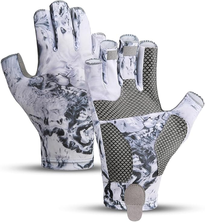Fishing Gloves - Men & Women's UV Protection Sailing, Kayak, Paddling & Rowing Gloves