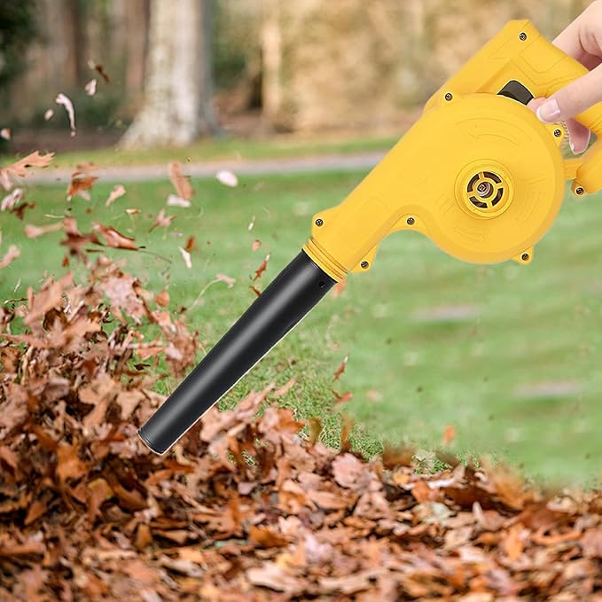 Handheld Leaf Blower | Electric Powerful Vacuum,Cordless Portable Air Duster - for Construction Site, Garden, Home, Lawn Care, Outdoor, BBQ, Car Detailing, Patio, Workshop, Gutter