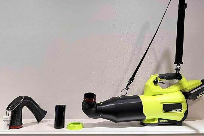 ArloCatcher 30-Foot Gutter Cleaning Kit for RYOBI Leaf Blower 40V 800 CFM RY40HPLB01 Leaf Blower– Two-Story Gutter Cleaning Tools from Ground, Ladder Free, Extension Pole Not Included