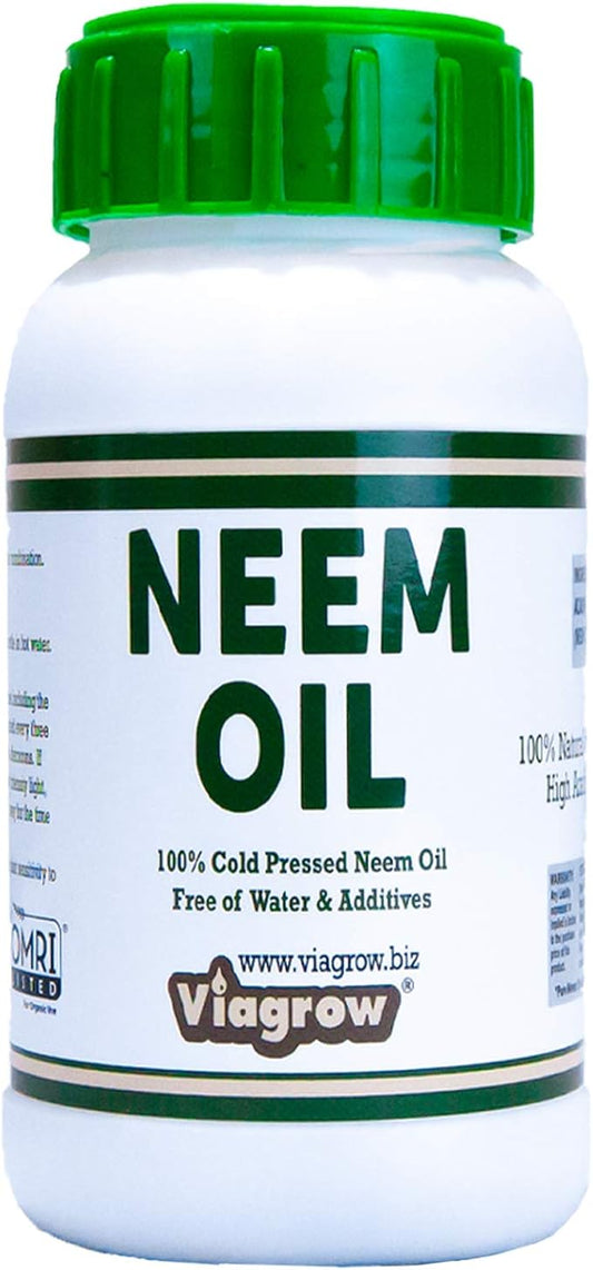 Viagrow® 8 oz. Organic Cold Pressed Neem Oil Seed Extract Natural Plant Protection (1-Pack) / A Product of The Harvest Company™