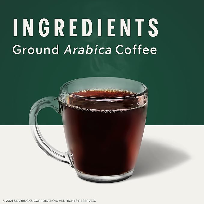 Starbucks K-Cup Coffee Pods, Medium Roast Hot or Iced Coffee, Breakfast Blend, 60 Keurig Pods