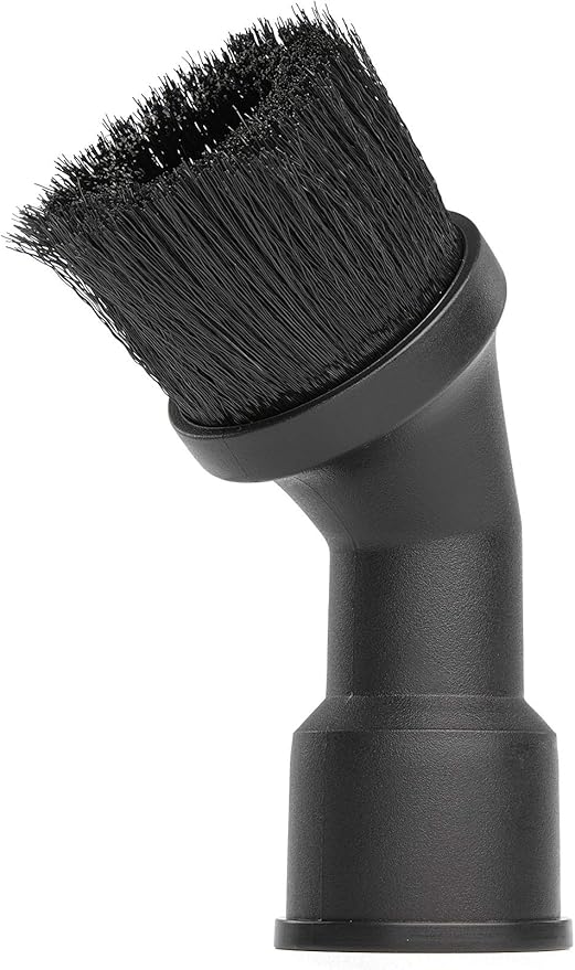 CRAFTSMAN CMXZVBE27159 1-1/4 and 1-7/8 inch DUAL-FIT Dusting Brush Wet Dry Vac Attachment, Industrial-Grade Accessory for Detailed Cleaning, Fits Most 1-1/4 in. and 1-7/8 in. Hose Diameters