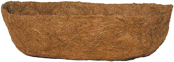 Bosmere F919 Pre-Formed Coco Liner with Soil Moist – 30-Inch Replacement Liner for Window Boxes & Hanging Baskets