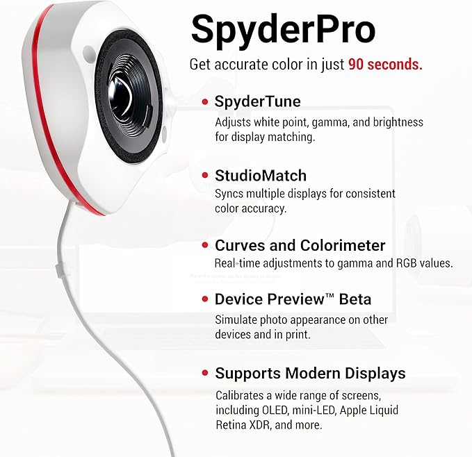 Datacolor Spyder Print Studio: Ultimate Kit for Complete Photo Color Management from Capture Through Editing to Print