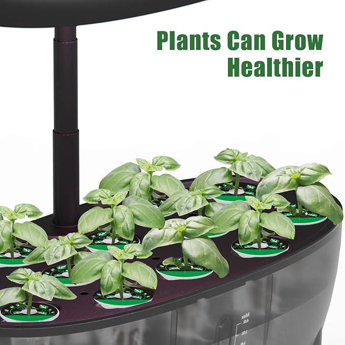 150Pcs Seed Pod Labels Stickers, PVC Hydroponics Growing System Grow Baskets Round Peel Labels for Plant Germination Growth Recording (41mm)