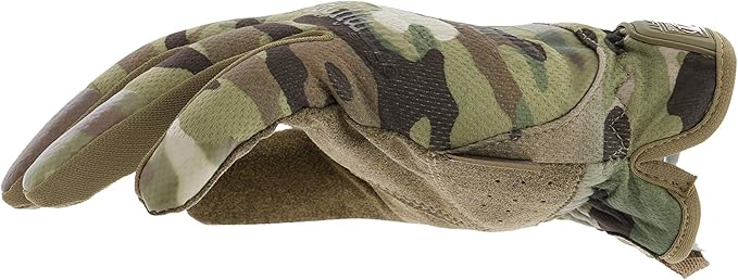 Mechanix Wear FastFit Tactical Gloves - Heavy Duty Lightweight Multipurpose Gloves - Flexible Grip & Reinforced Palm - Touchscreen Capable - X-Large - MultiCam Camouflage
