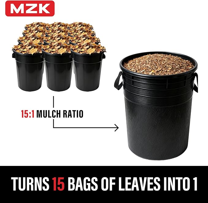 MZK 3 in 1 Electric Leaf Blower Corded, Leaf Vacuum and Leaf Mulcher, 460 CFM, 167 MPH Airflow, Corded Blowers with 40L Leaf Collection Bag for Yard, Garden