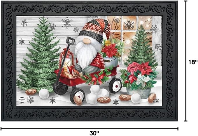 Briarwood Lane Wagon Gnome Doormat