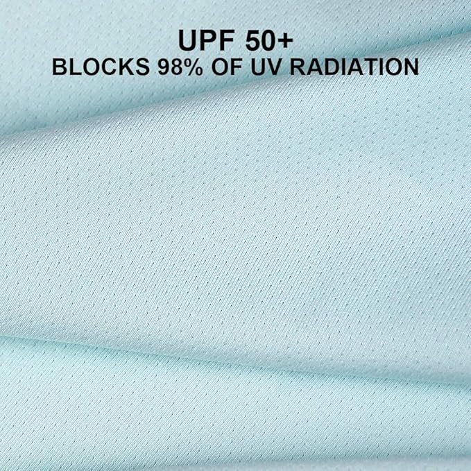 Unisex UV Protective Fingerless Gloves UPF 50+ Summer Sun Glove for Outdoor Fishing Cycling Hiking Driving Kayaking
