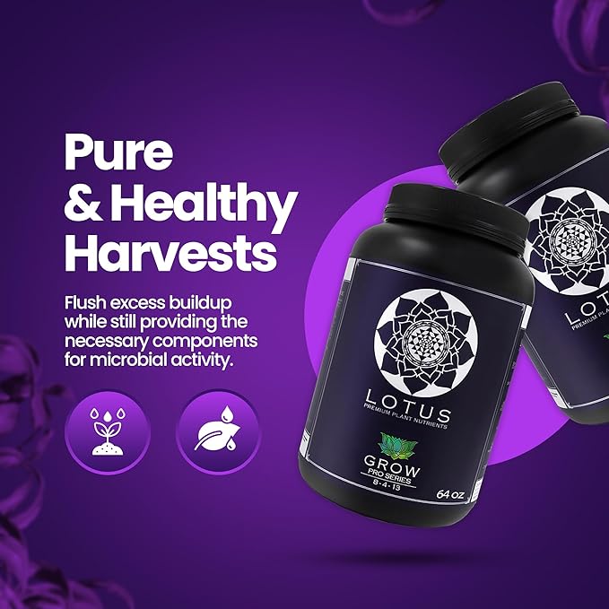 Grow Pro Series - Hydroponic Plant Nutrients and Fertilizer, Water Soluble Plant Food - Massive Roots, Made for Coco Coir, Hydro, & Soil, Enhances Flowering & Fruiting, Indoor & Outdoor Grows 64oz