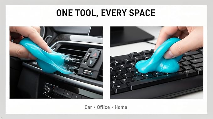 Car Cleaning Gel Clean Putty Car Interior Cleaner Slime Auto Detail Tools Kit Supplies Car Accessories Christmas Stocking Stuffers Gifts for Men Women White Elephant Gifts Adults Teens