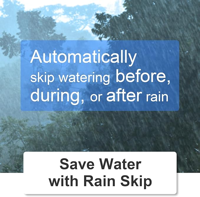 LinkTap G2S Smart Water Timer & Gateway, Greater Range Than WiFi Hose Timer, Real-Time Fault Detection & Alerts, Weather Awareness, Automatic Sprinkler Watering System for Lawns and Yard, Anti-Freeze
