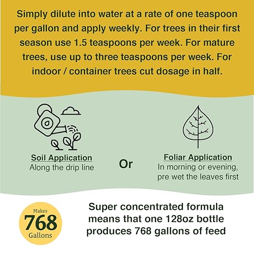 Farmer's Secret Palm Tree Booster Fertilizer - Super Concentrated 4-15-12 Formula - Formulated for All Types of Palm Trees at All Life Stages - Outdoor and Indoor/Container Trees (128oz)