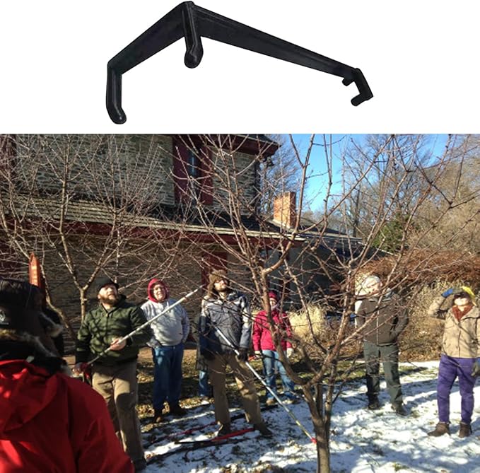 Cunguv 50Pieces Fruit Tree Branch Limb Spreader for Strong Spreading Crotch Angles Branches,Plastic Bonsai Branch Trunk Spreaders Modelling Tool Black
