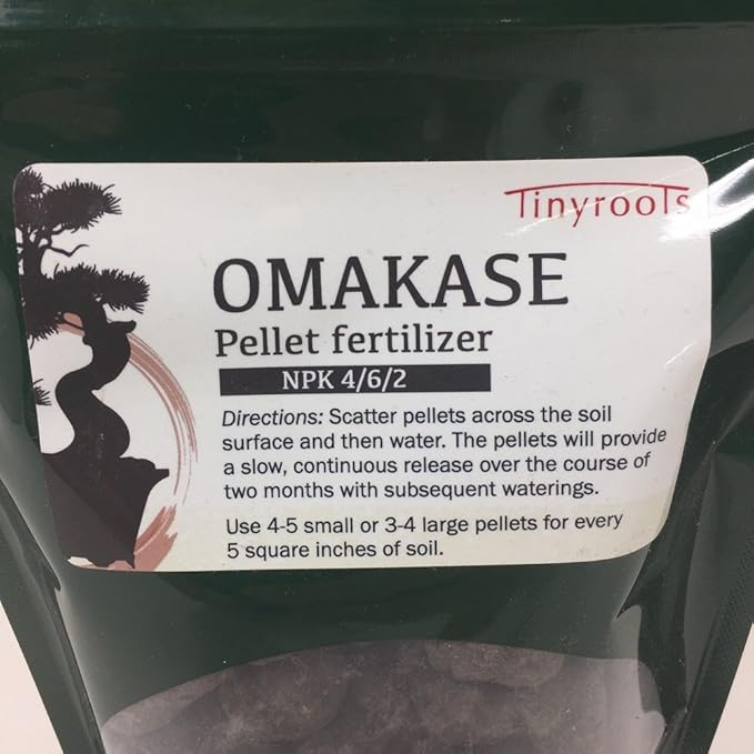 Imported Fresh Japanese Omakase Bonsai Fertilizer Slow Release Pellets (Medium)