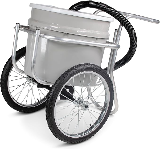 Smart Carts Water Cart - 20 Gallon Portable Watering System with Large 20" Wheels