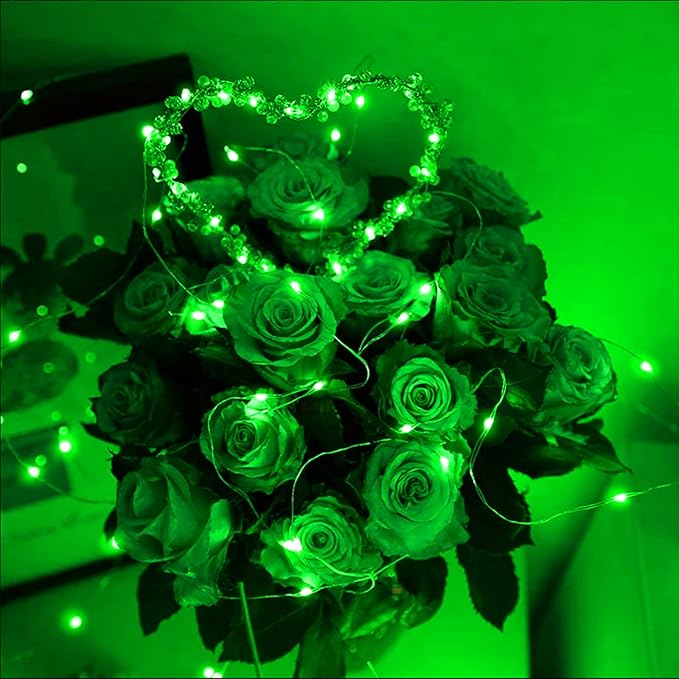 20 Pack Valentine's Lights ,Fairy Lights Battery Operated ,7ft 20 Mini LED Firefly String Lights for Mason Jar ,DIY Parties, Wedding, Bedroom,Easter, Christmas Valentines Day Decoration ,4 Mixed-Color